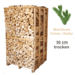 2 Ster ofenfertiges Fichtenbrennholz günstig online kaufen