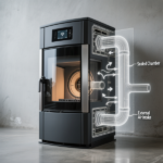 Hermetica 12 kW Pelletofen – Passivhaus