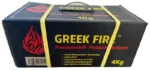 Greek Fire Premium Holzkohlebriketts 4 kg – Bild 2