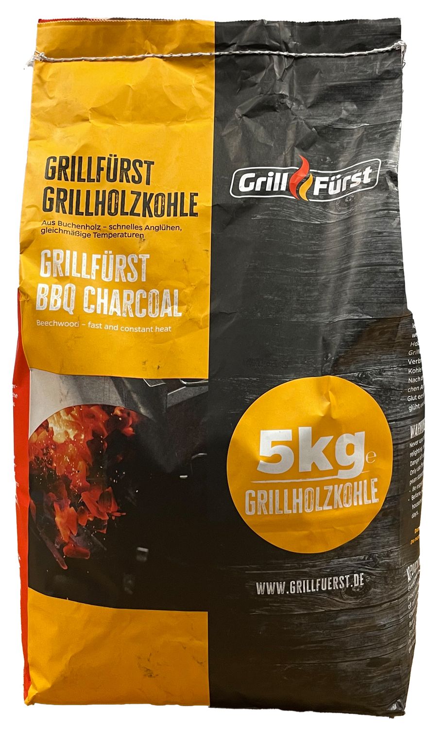 Grillfuerst-Grillkohle-Buchenholz-5-kg.jpg Grillkohle 5kg - 100% Buche – Bild 1