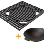 X-Rost System für Gasgrills - inkl. Wok Einsatz