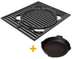 X-Rost System für Gasgrills - inkl. Gusspfanne